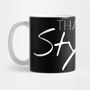 Minimalist fashion aesthetic modern Style That Style fashion trend elegant cool high fashion IT stylish design unique Mug